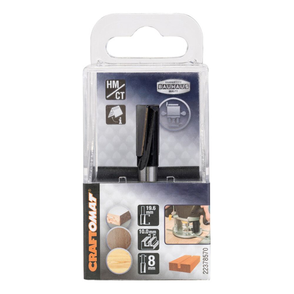 Fræsitönn Ø10x8 mm 