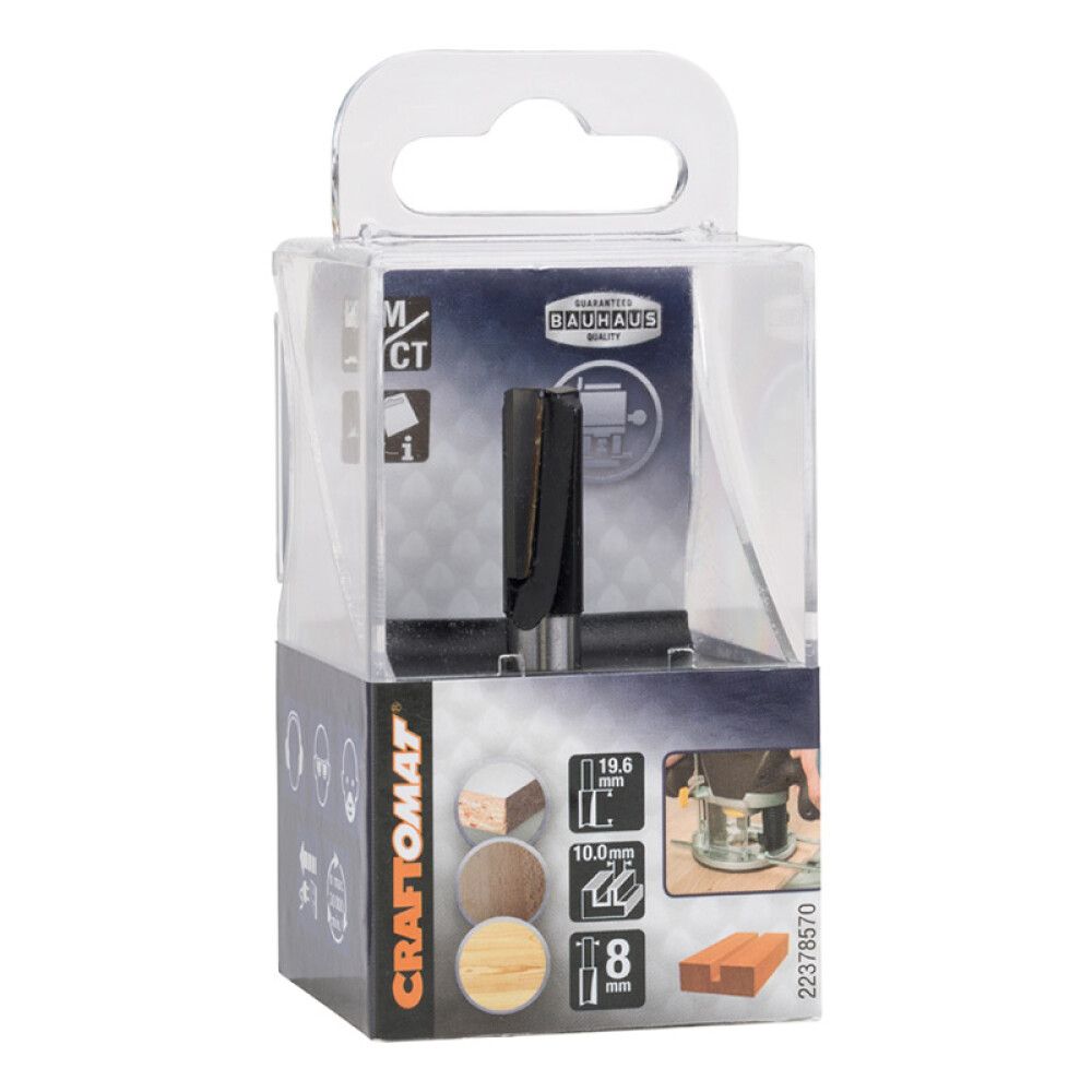 Fræsitönn Ø10x8 mm 