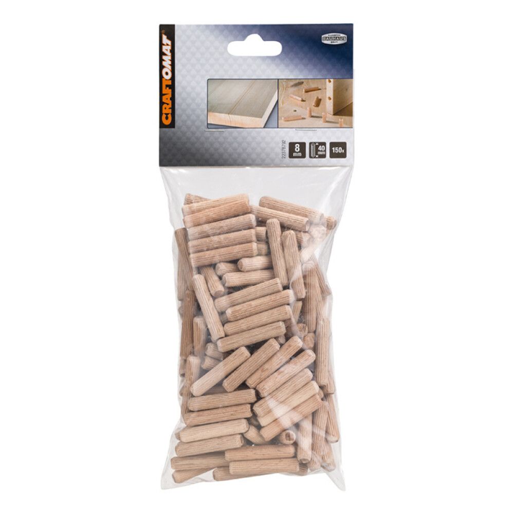 Trédílar Ø6x40 Craftomat 150 stk