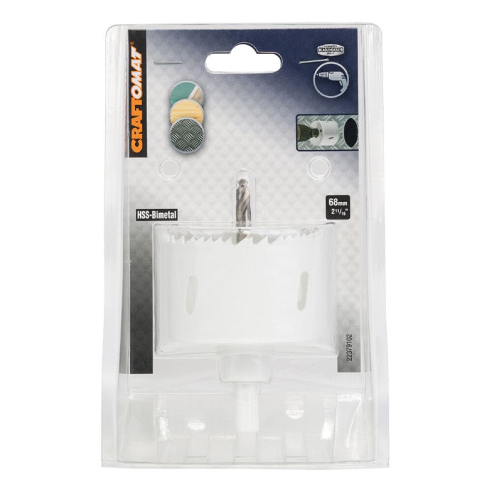 Dósabor Ø68 mm Craftomat HSS-Bimetal