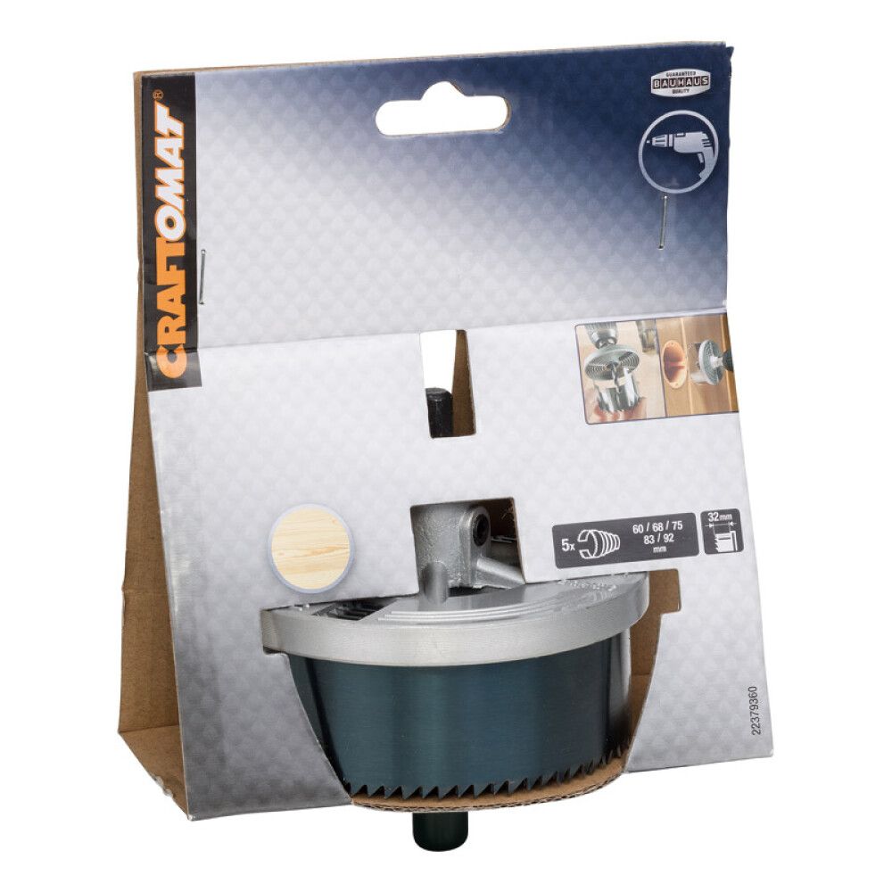 Dósabor 60-92mm Craftomat 5 stærðir