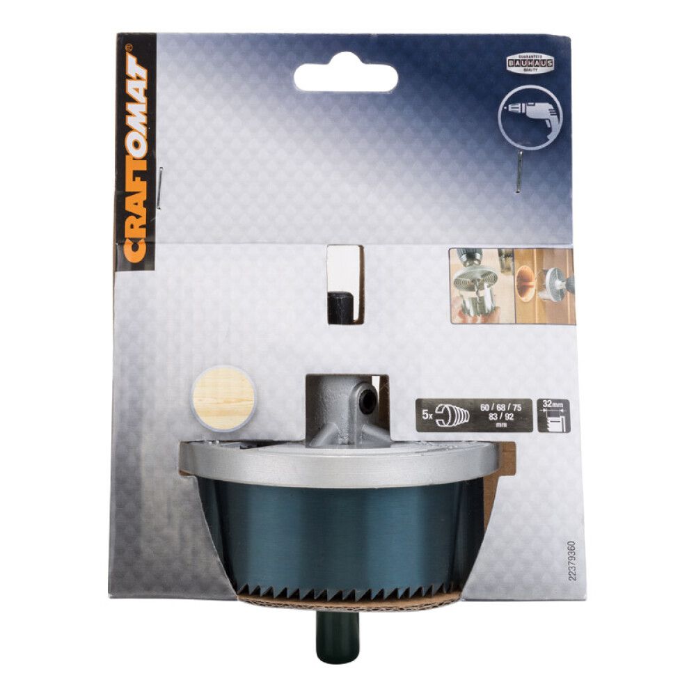 Dósabor 60-92mm Craftomat 5 stærðir