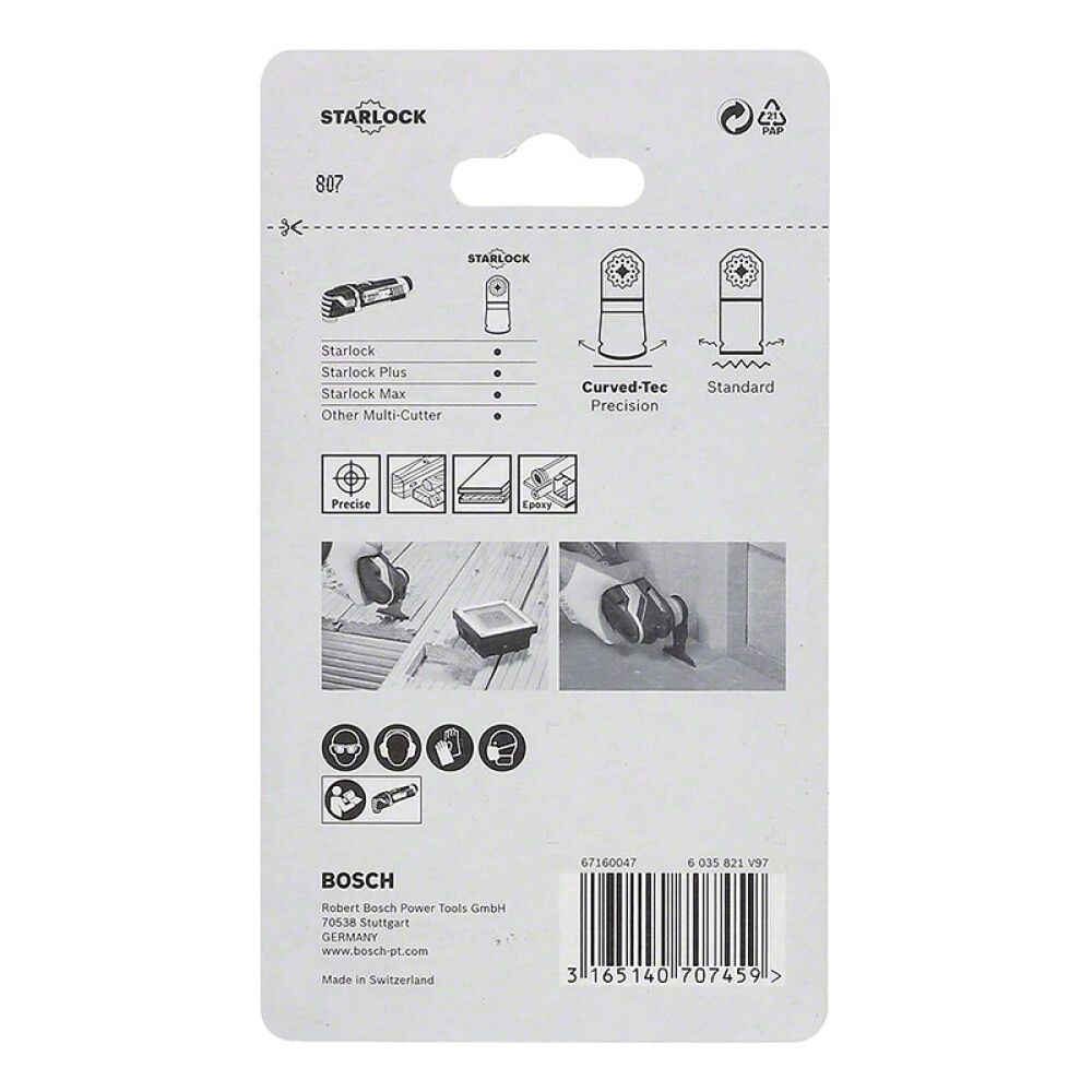 Sagarblað fyrir fjölnotavél 65mm Bosch All BSPB 5stk