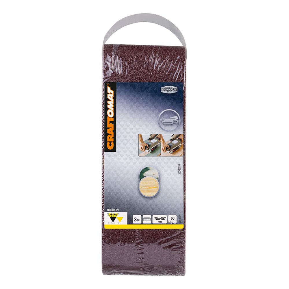 Slípibelti 75x457 mm K60 Craftomat
