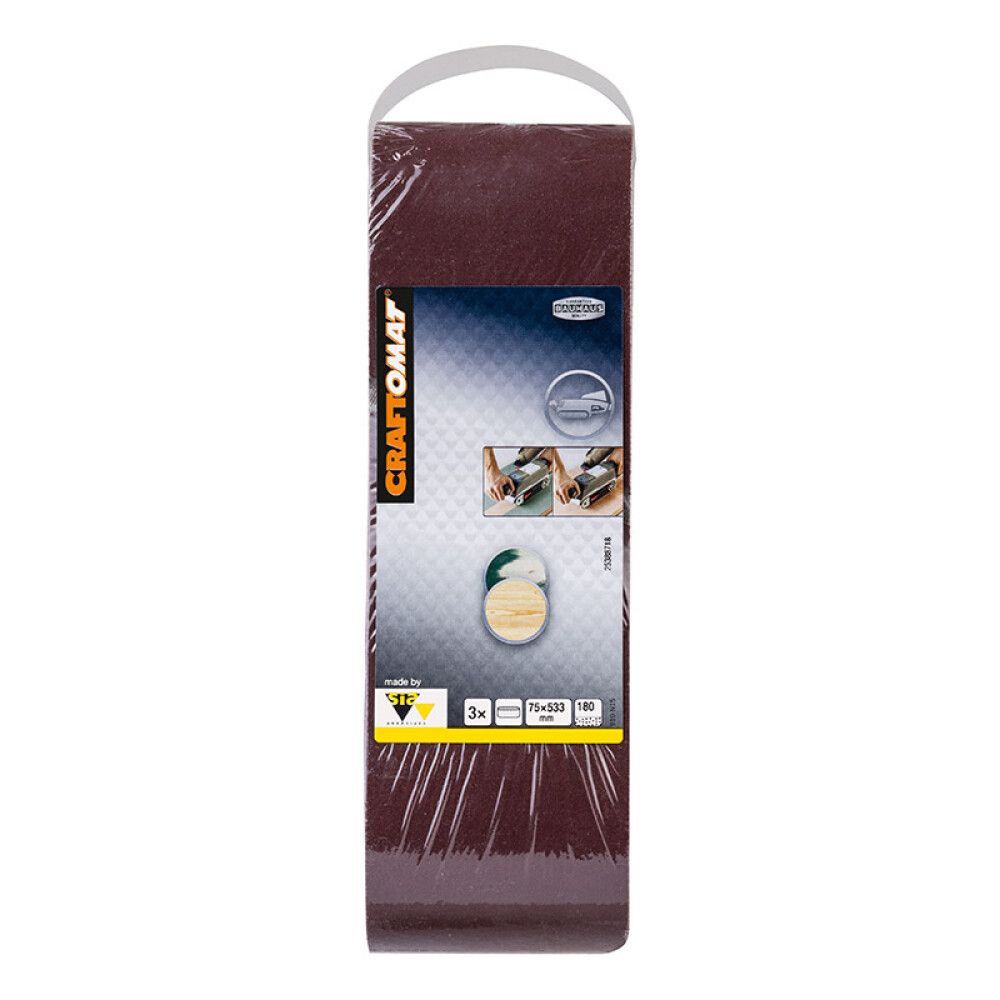 Slípibelti 75x533 mm K180 Craftomat