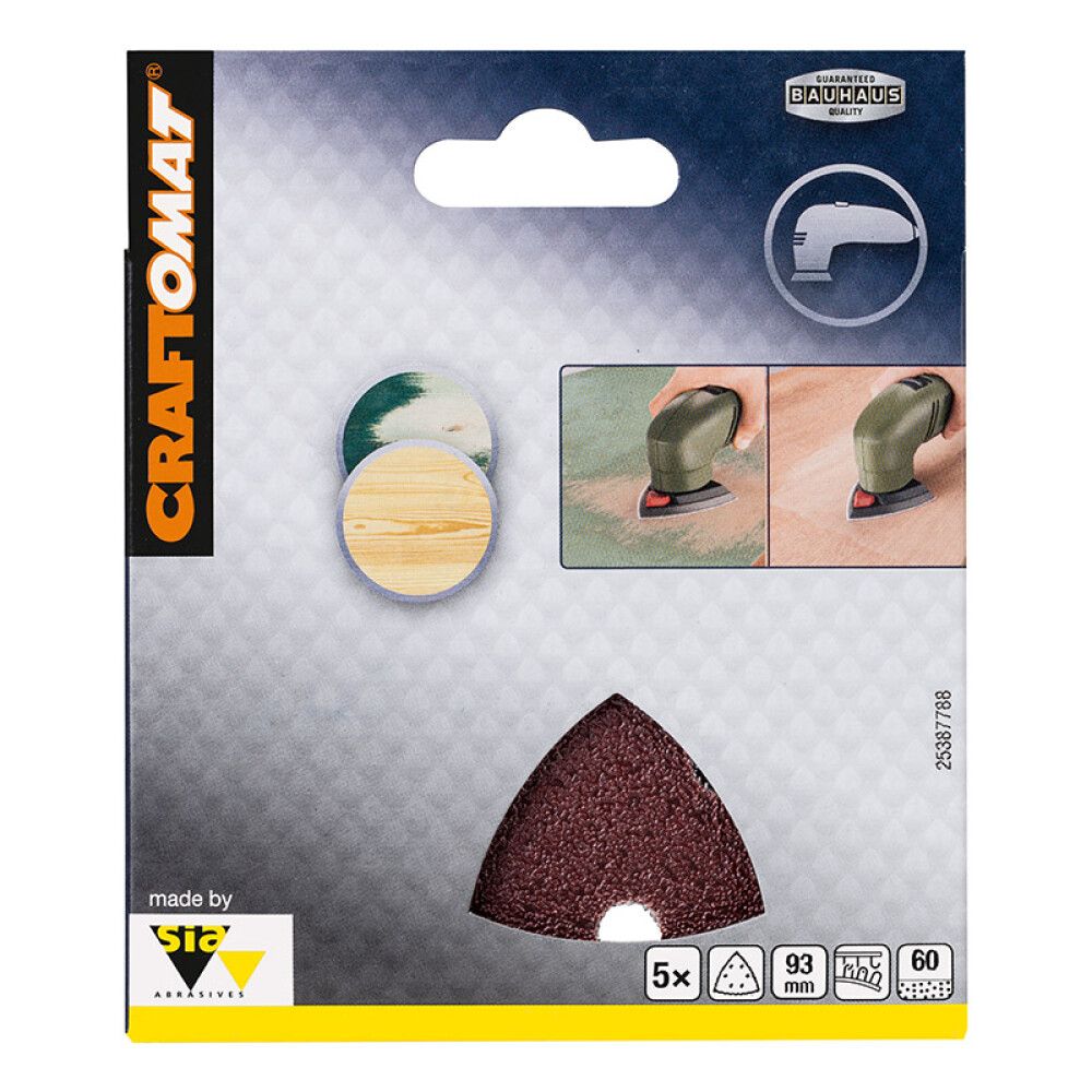 Sandpappír 93 mm K60 Craftomat