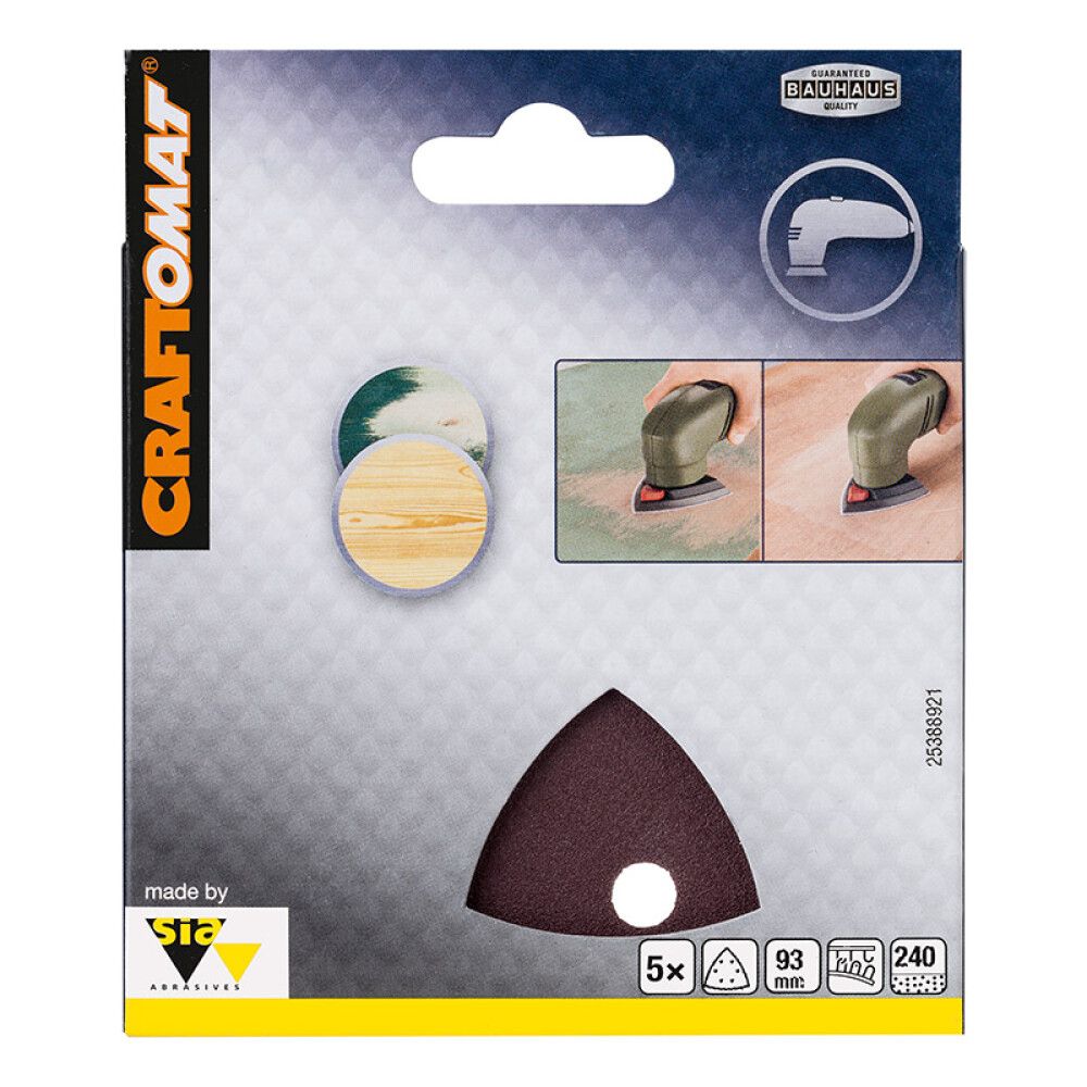 Sandpappír 93 mm K240 Craftomat