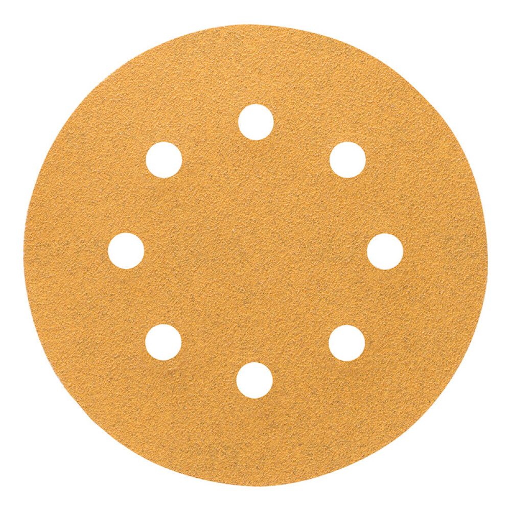 Sandpappír Ø115 mm K120 Craftomat 5 stk ljós