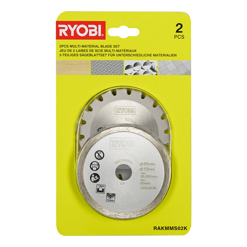 Hjólsagarblöð 85x15mm Ryobi RAKMM202K