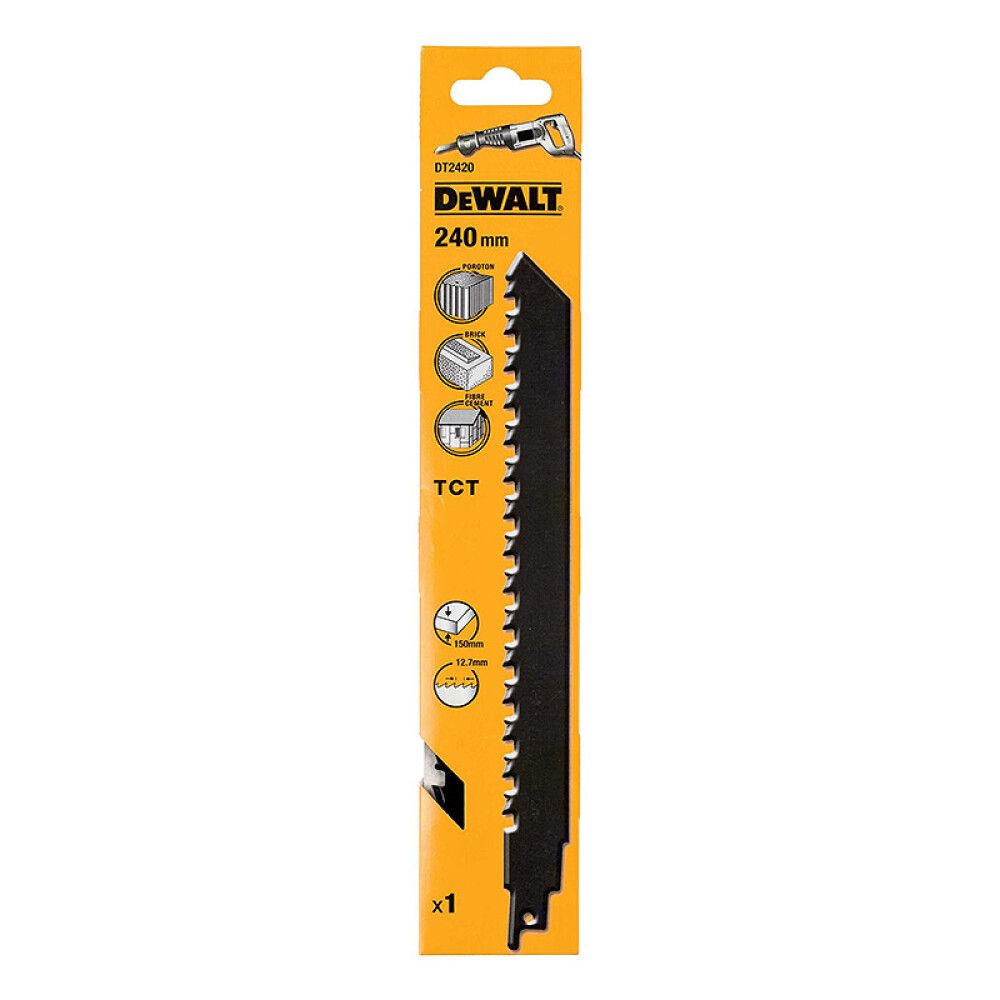 Sverðsagarblöð 240mm HCS fyrir málm DeWALT
