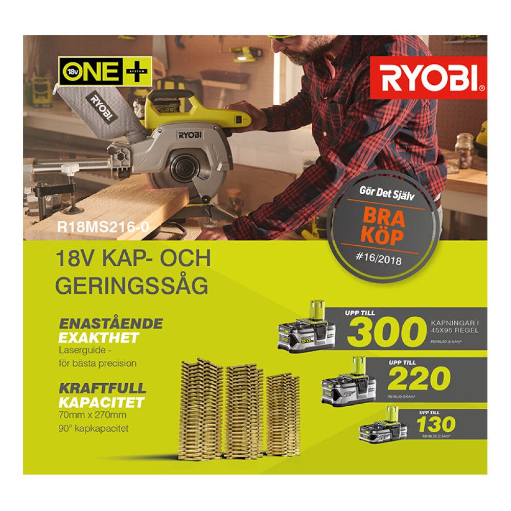 Hjólsagarblað 216x30mm (48) Ryobi SB216K16T48A1