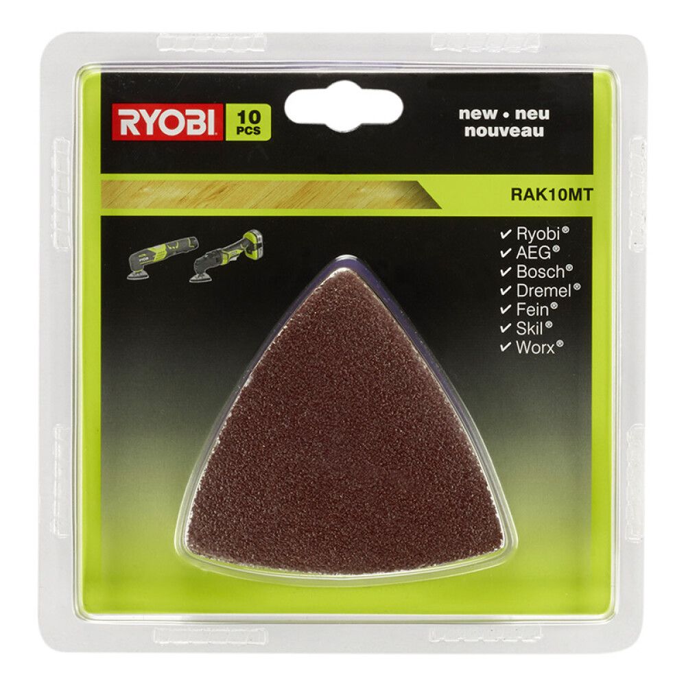 Sandpappír Þríhyrndur Ryobi RAK10MT