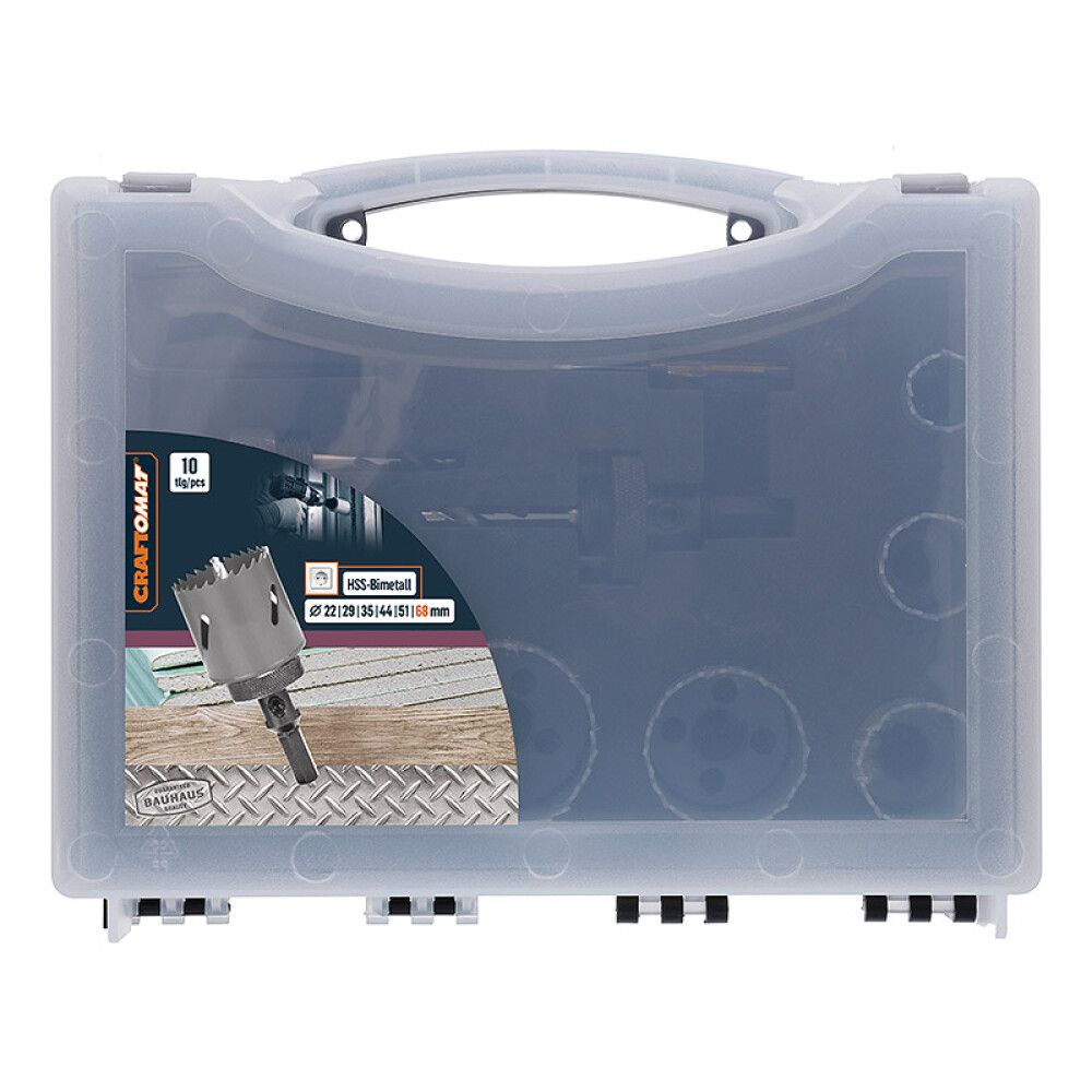 Dósabora sett Bimetal HSS CRAFTOMAT Ø22-58mm