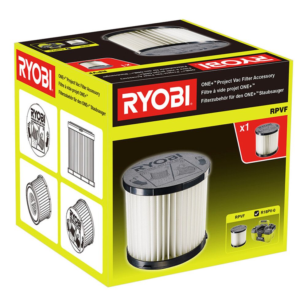 Filter fyrir ryksugu Ryobi RPVF