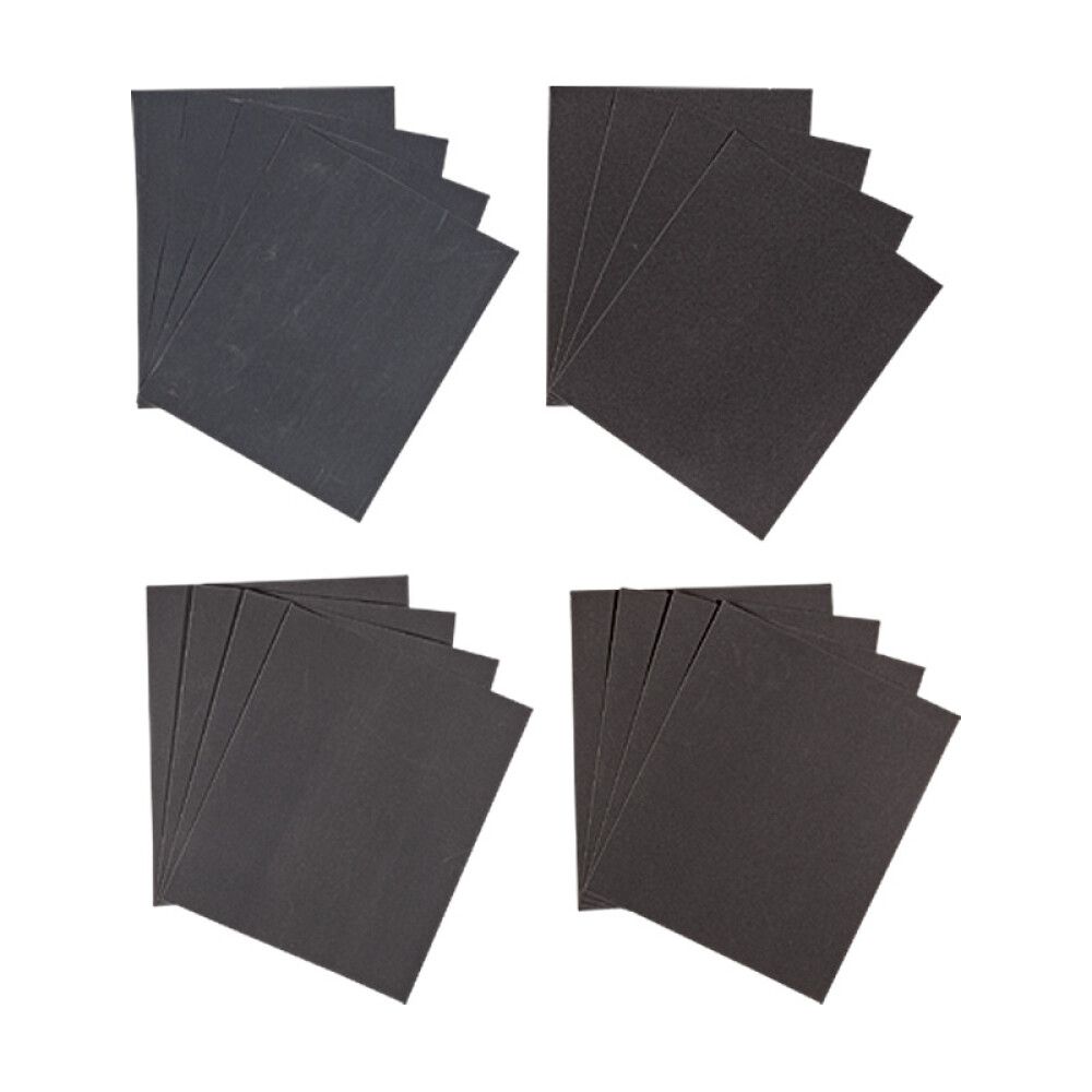 Sandpappír 230x280 mm K280/400/600/1000 16 stk Craftomat