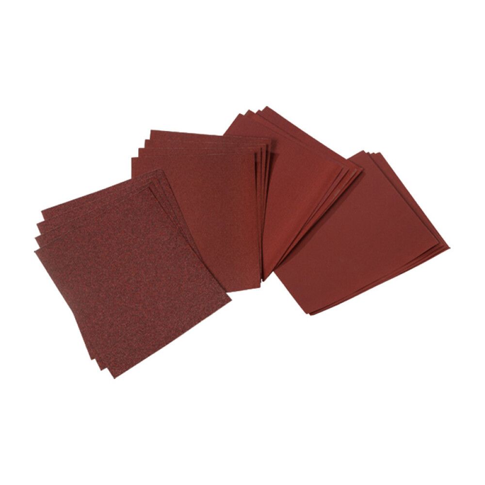 Sandpappír 230x280 mm K40/80/120/240 16 stk Craftomat