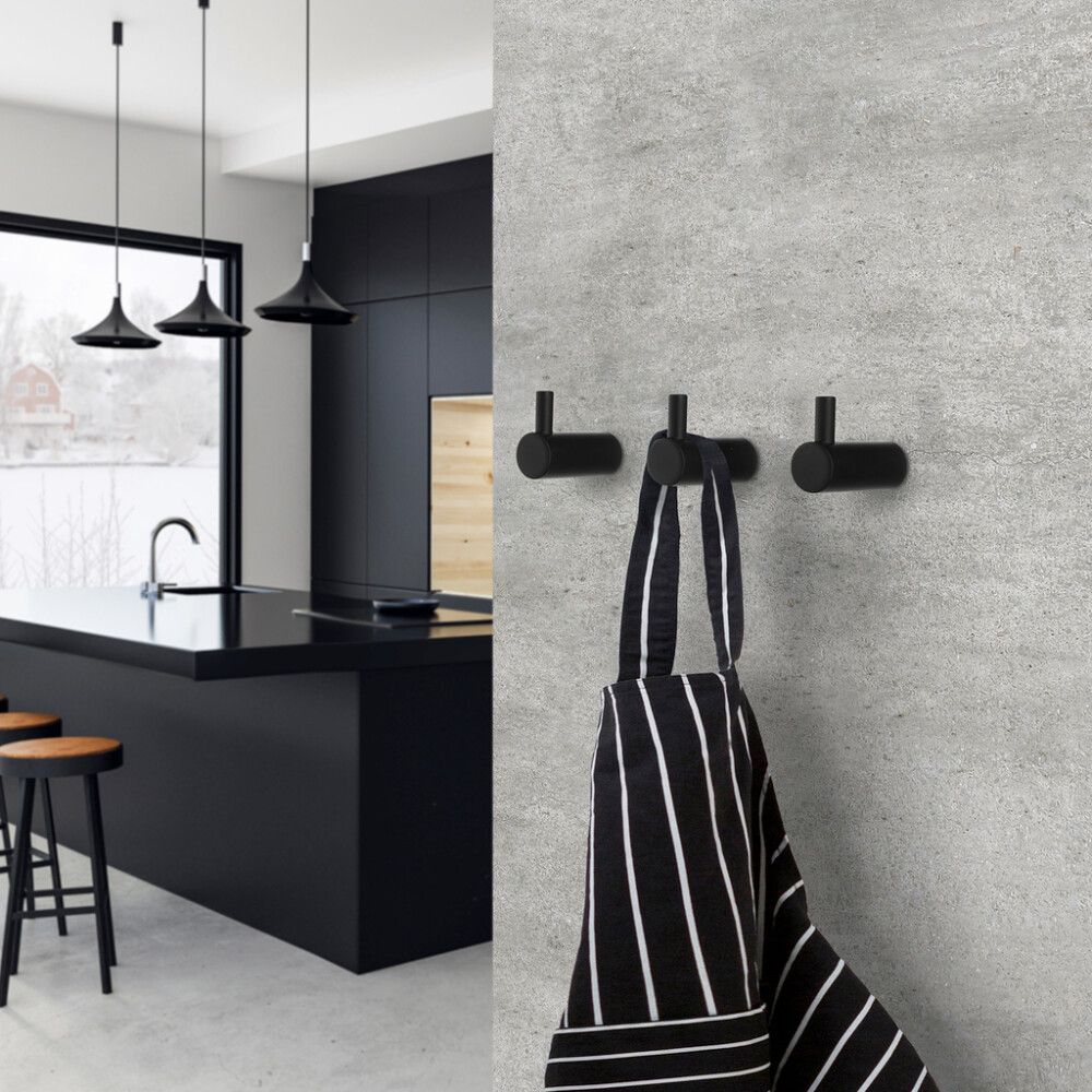 Snagi Beslagsboden 29x35mm matt svartur