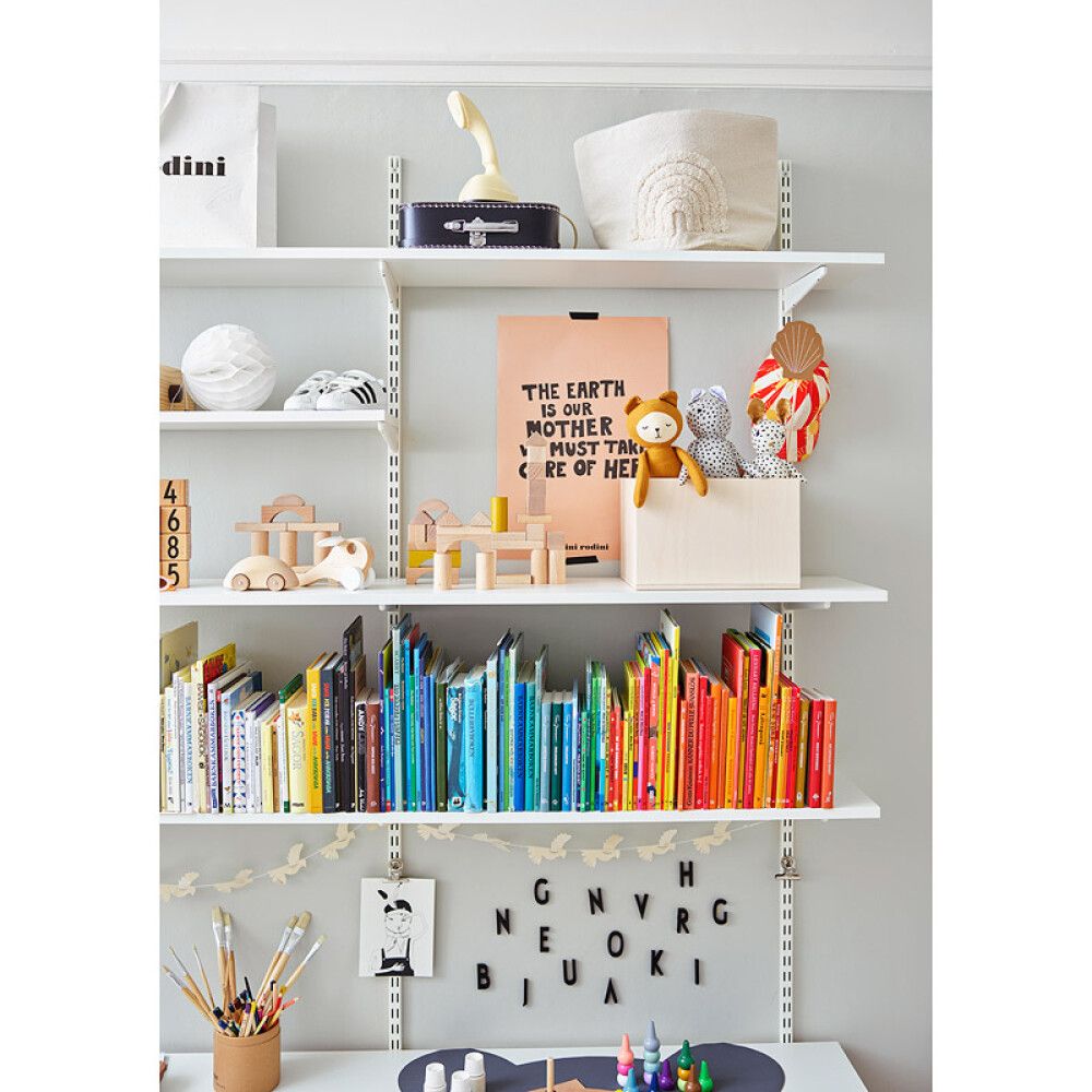 Uppistöð tvöföld Elfa 700 mm hvít