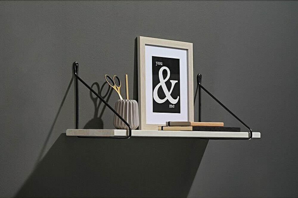 Hillusett 800x200x19mm Dolle Filo svart/hvítt