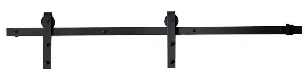 Rennihurðarbraut 200 cm Habo Retro svört