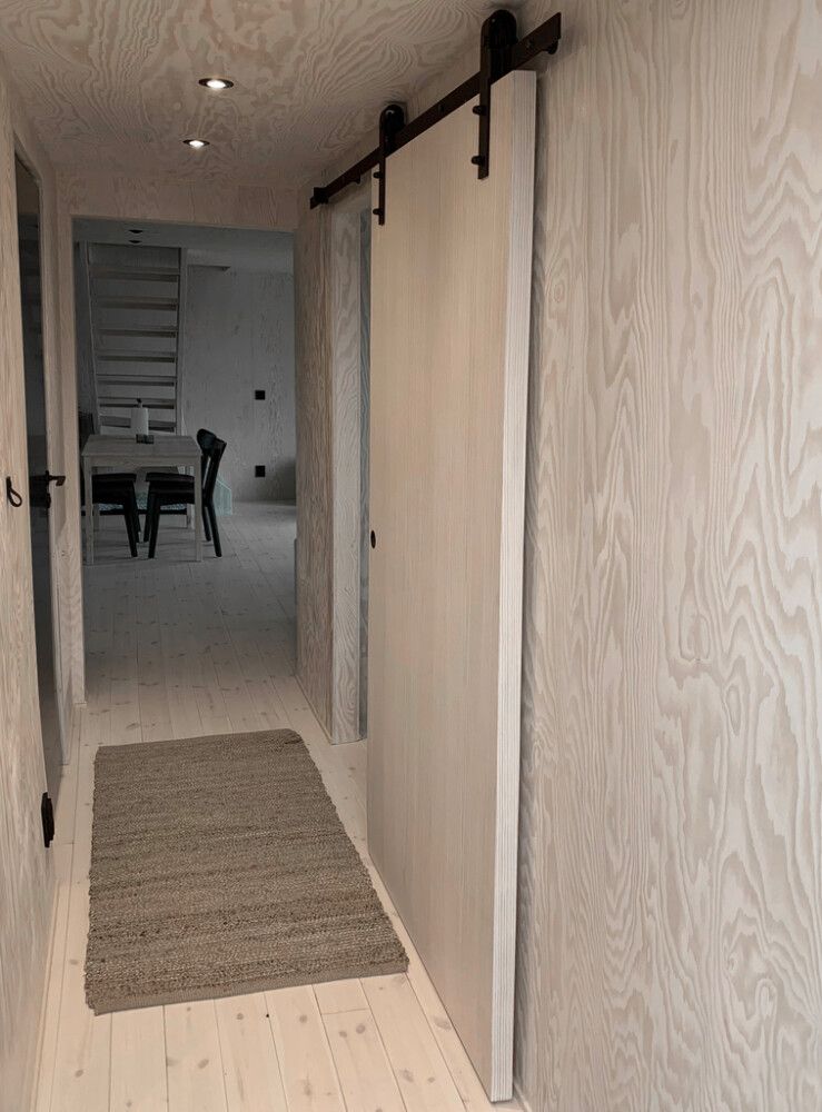 Rennihurðarbraut 200 cm Habo Retro svört