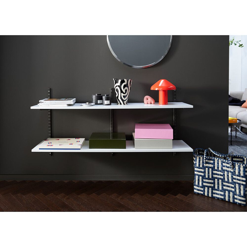 Uppistöð tvöföld Elfa 700 mm brún