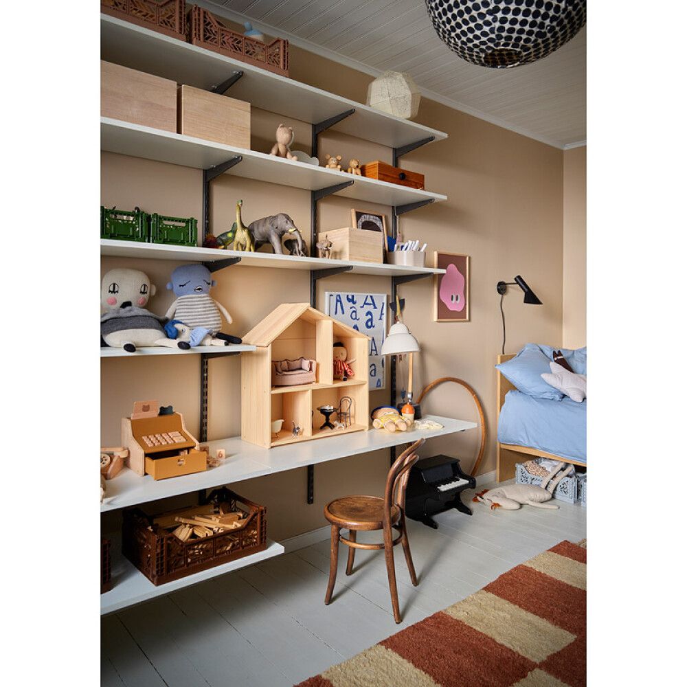 Uppistöð tvöföld Elfa 700 mm brún