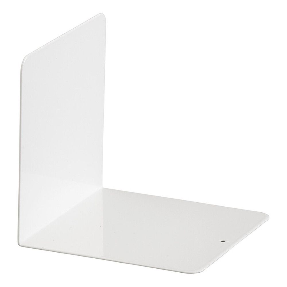 Bókastopp fyrir hillu 130 mm Elfa hvítur