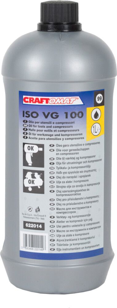 Olía fyrir loftpressu Craftomat 1L