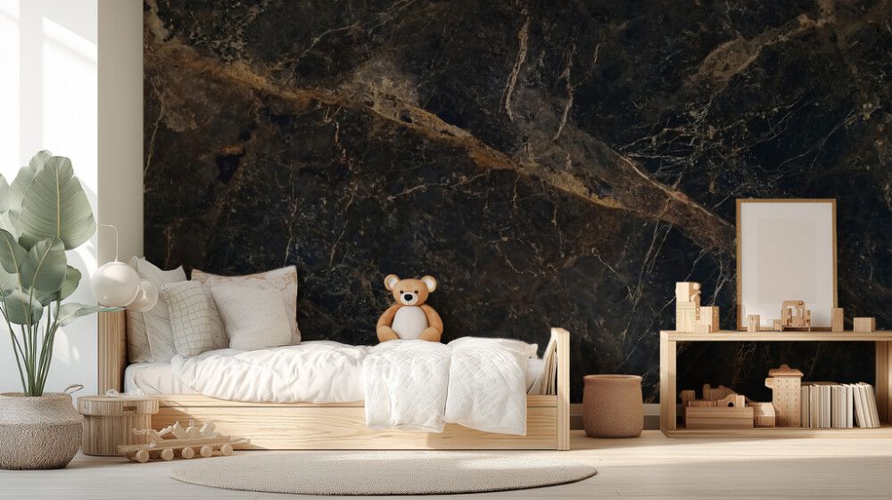 Hljóðvistarmynd marmari dökkur 3600x2420x20 mm InEx