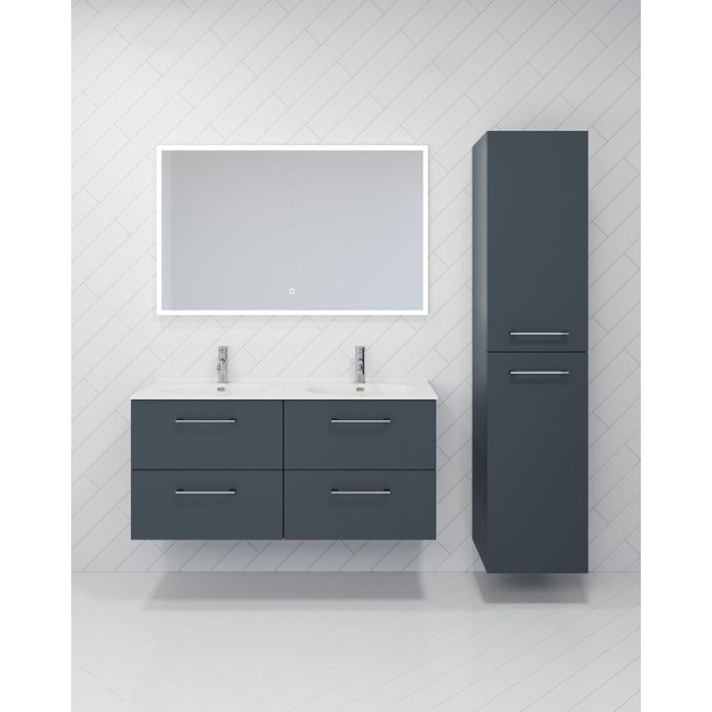 Háskápur 40x175x40 cm Svanholm dökkgrá