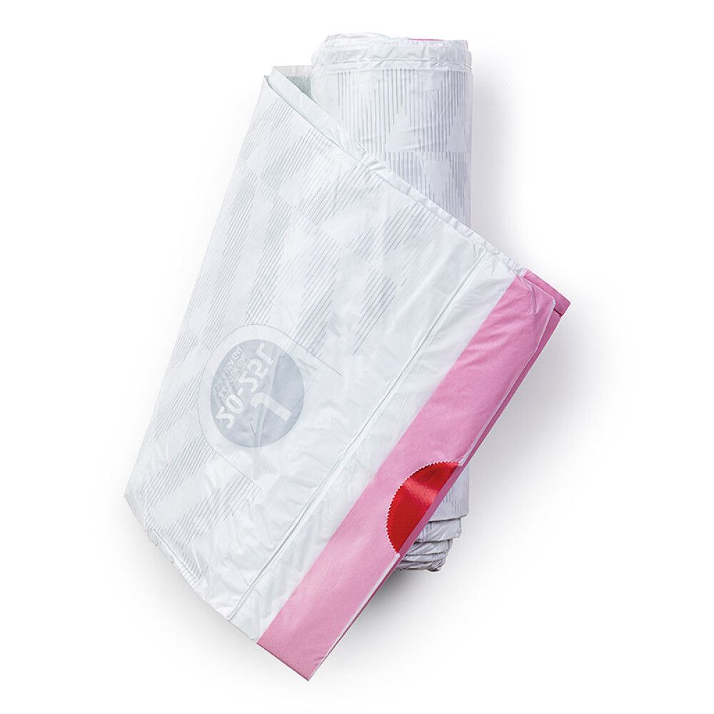 Ruslapoki fyrir 25L ruslatunnu hvítur 20stk