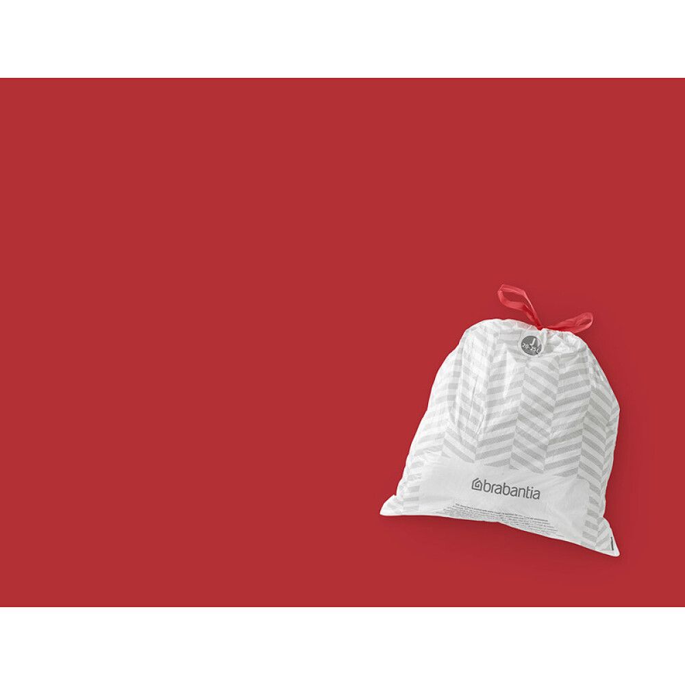 Ruslapoki fyrir 25L ruslatunnu hvítur 20stk