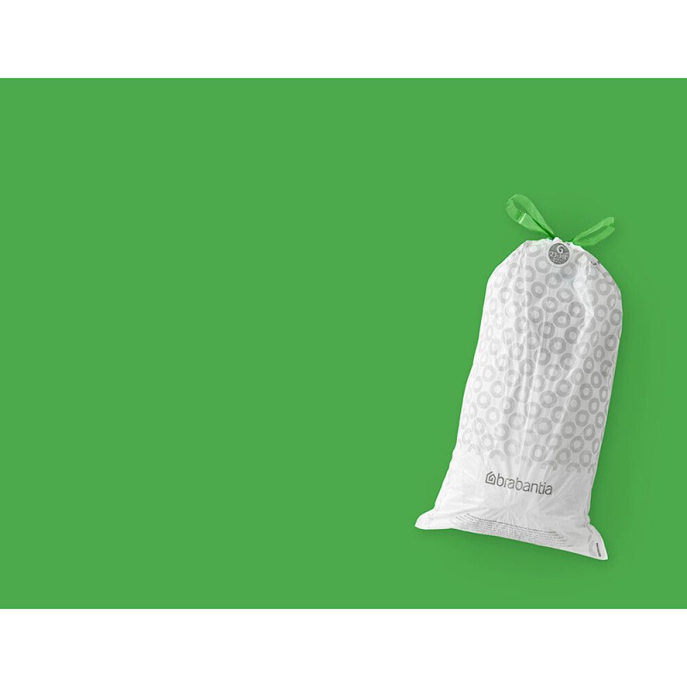 Ruslapoki fyrir 30L ruslatunnu hvítur 20stk