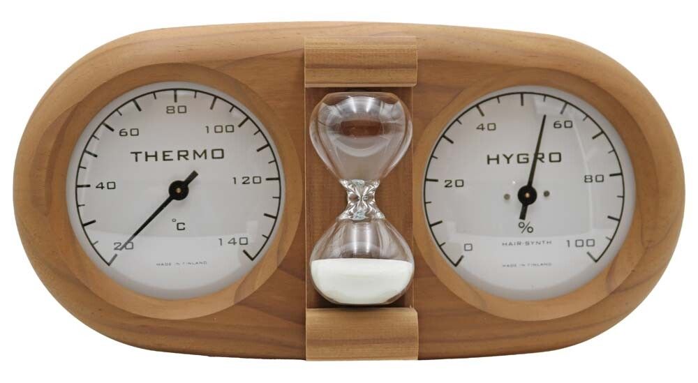 Hita og rakamælir fyrir sánu Saunia