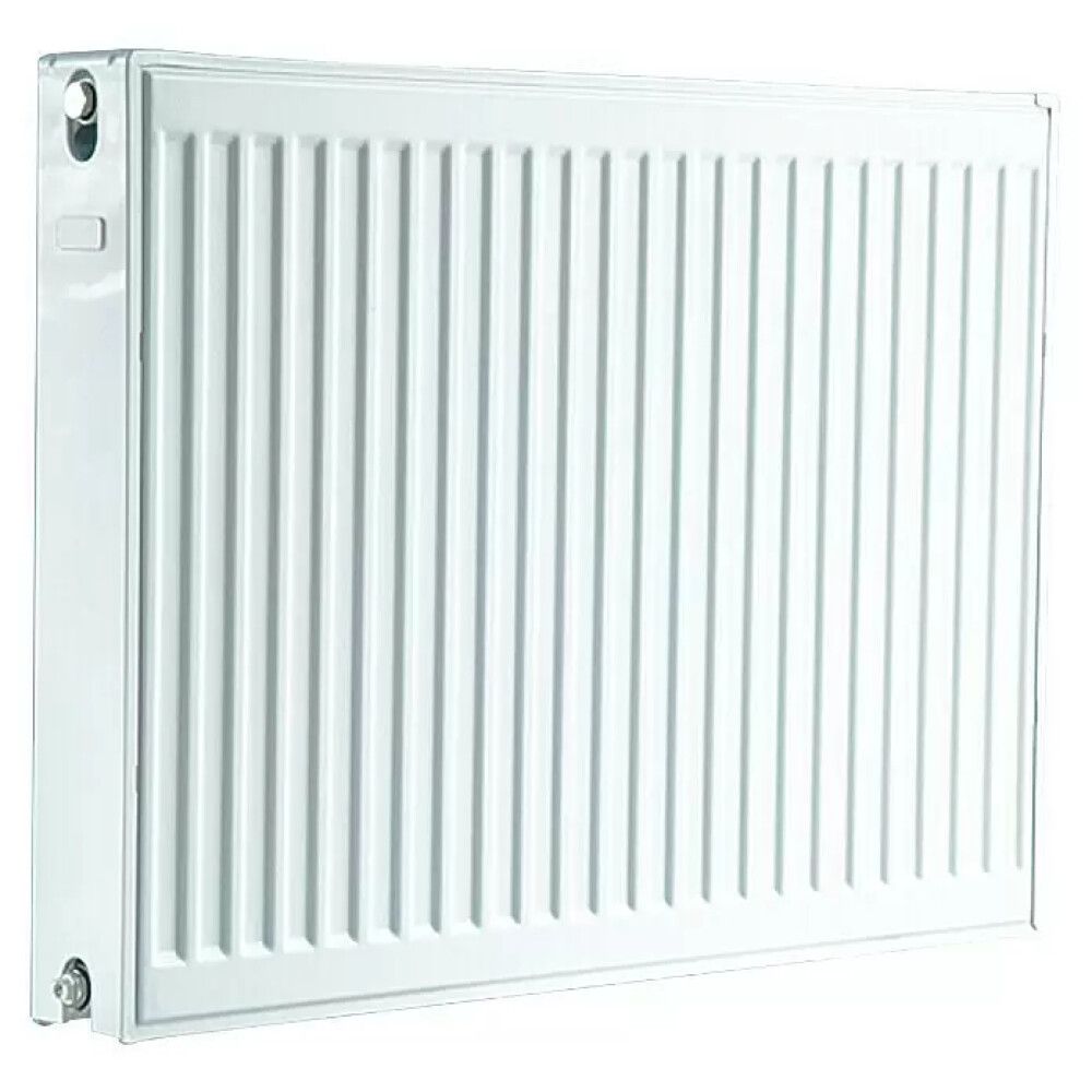 Miðstöðvarofn tvöfaldur 900x1000 mm hvítur