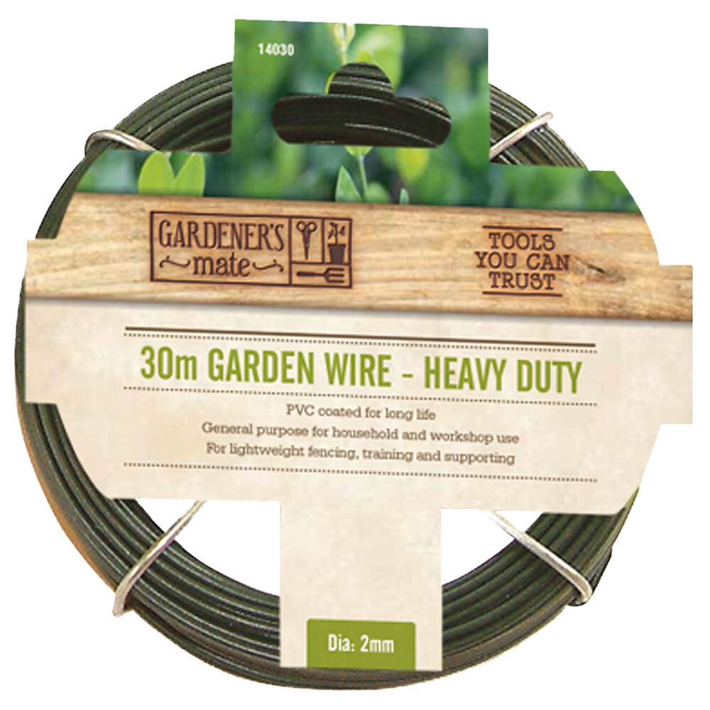 Plöntuvír PVC húðaður Ø2mm 30m