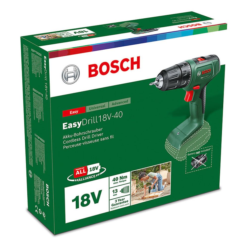 Borvél 18V Bosch EasyDrill 18V-40