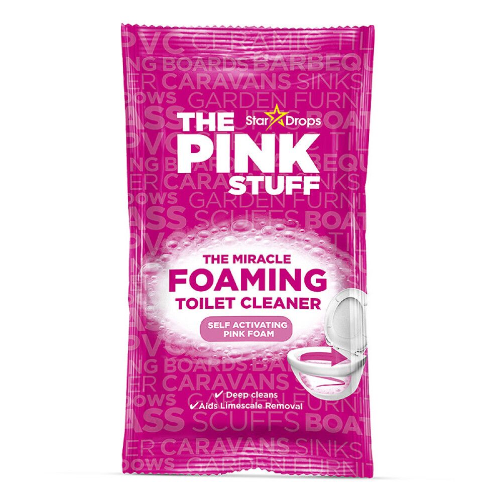 Hreinsiefni fyrir salerni freyðandi The Pink Stuff 3x100g