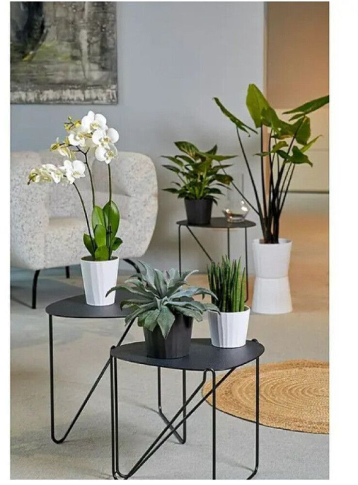 Blómapottur Umea Pure Ø18 cm hvítur