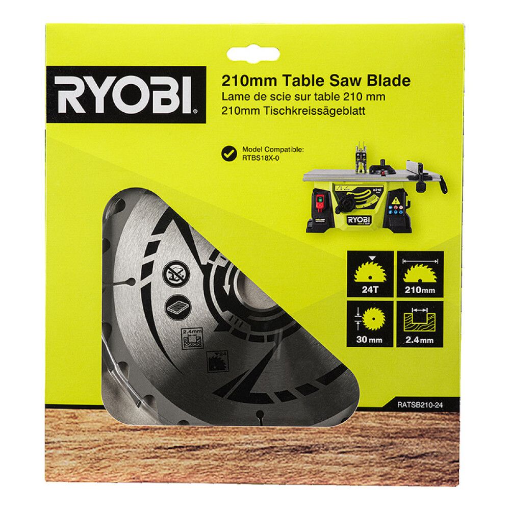 Hjólsagarblað 210mm Ryobi RATSB210-24
