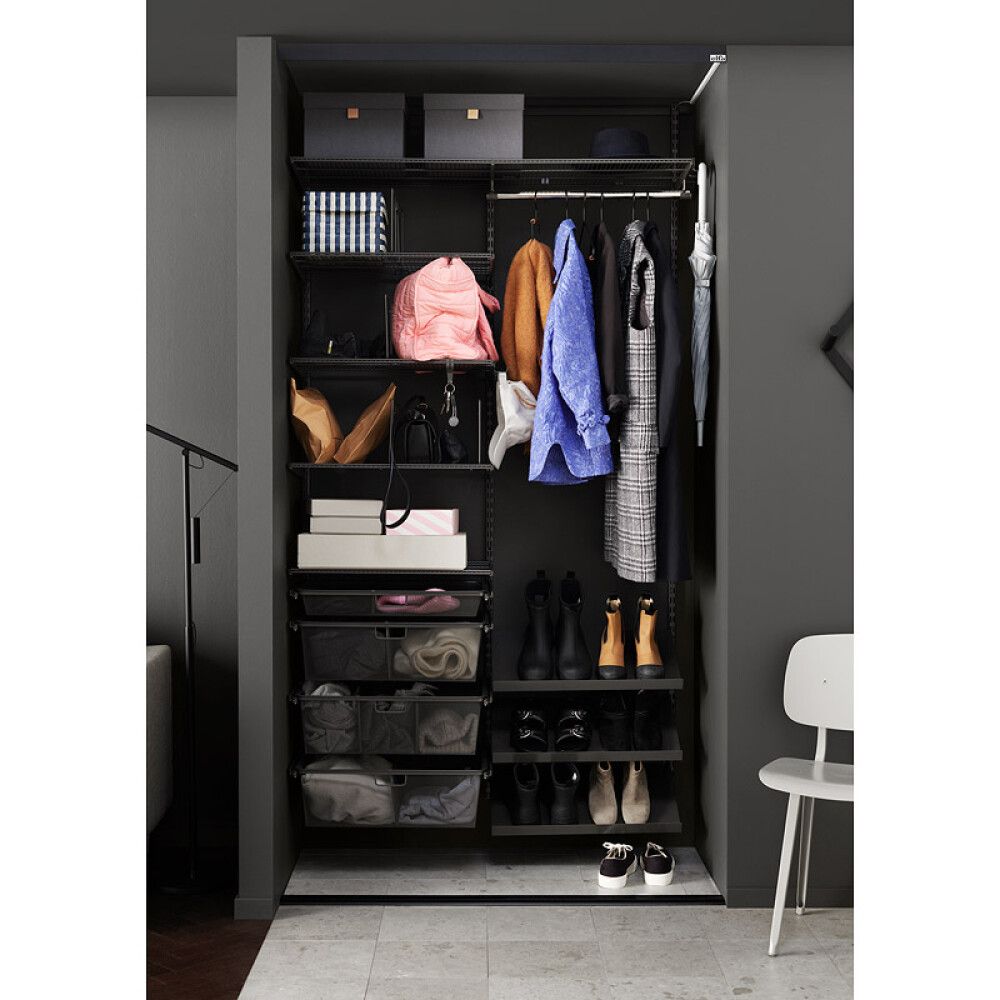 Veggfesting fyrir uppistöð 1855 mm Elfa brún