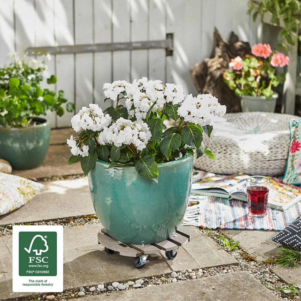 Rúllubretti multi 29cm 100kg harðplast grátt