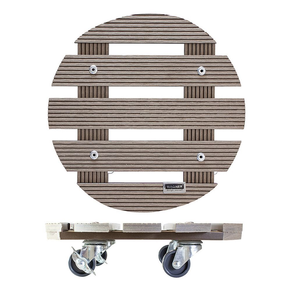 Rúllubretti multi 29cm 100kg harðplast grátt