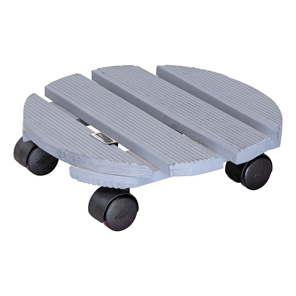 Rúllubretti fyrir blómapott 29cm 100kg grátt 