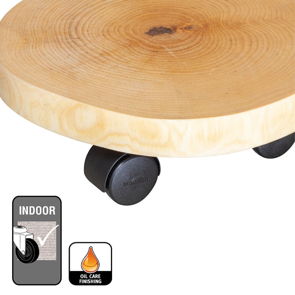 Rúllubretti fyrir blómapott 25-30cm 50kg