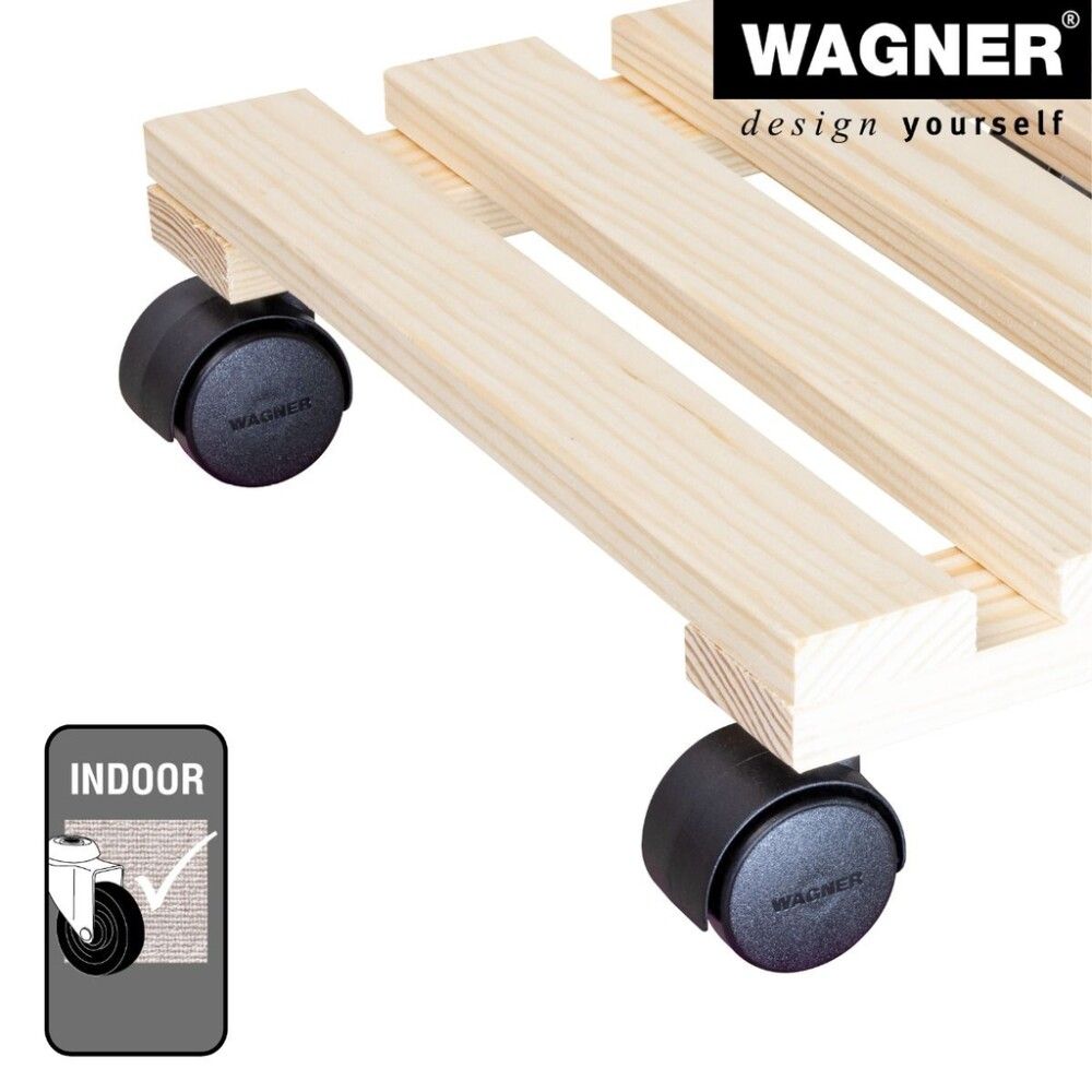 Rúllubretti fyrir blómapott 29cm 100kg tré