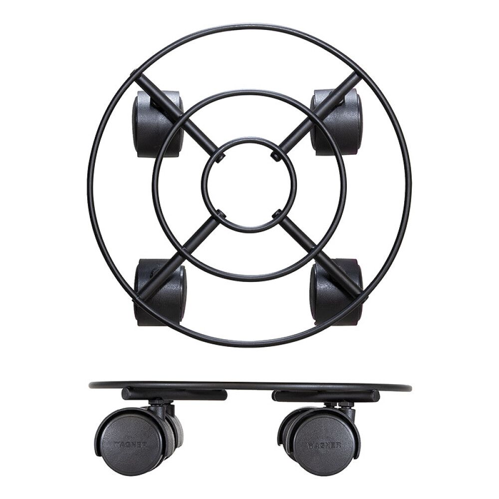 Rúllubretti fyrir blómapott 23cm 60kg