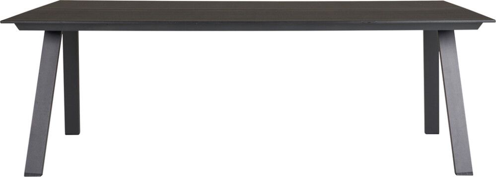 Garðborð 220x100cm Sunfun Cathrine svart