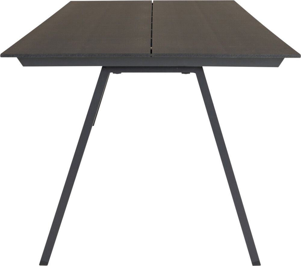 Garðborð 220x100cm Sunfun Cathrine svart